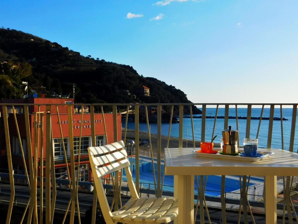 Trilocale Con Meravigliosa Vista Mare, Levanto Eksteriør billede