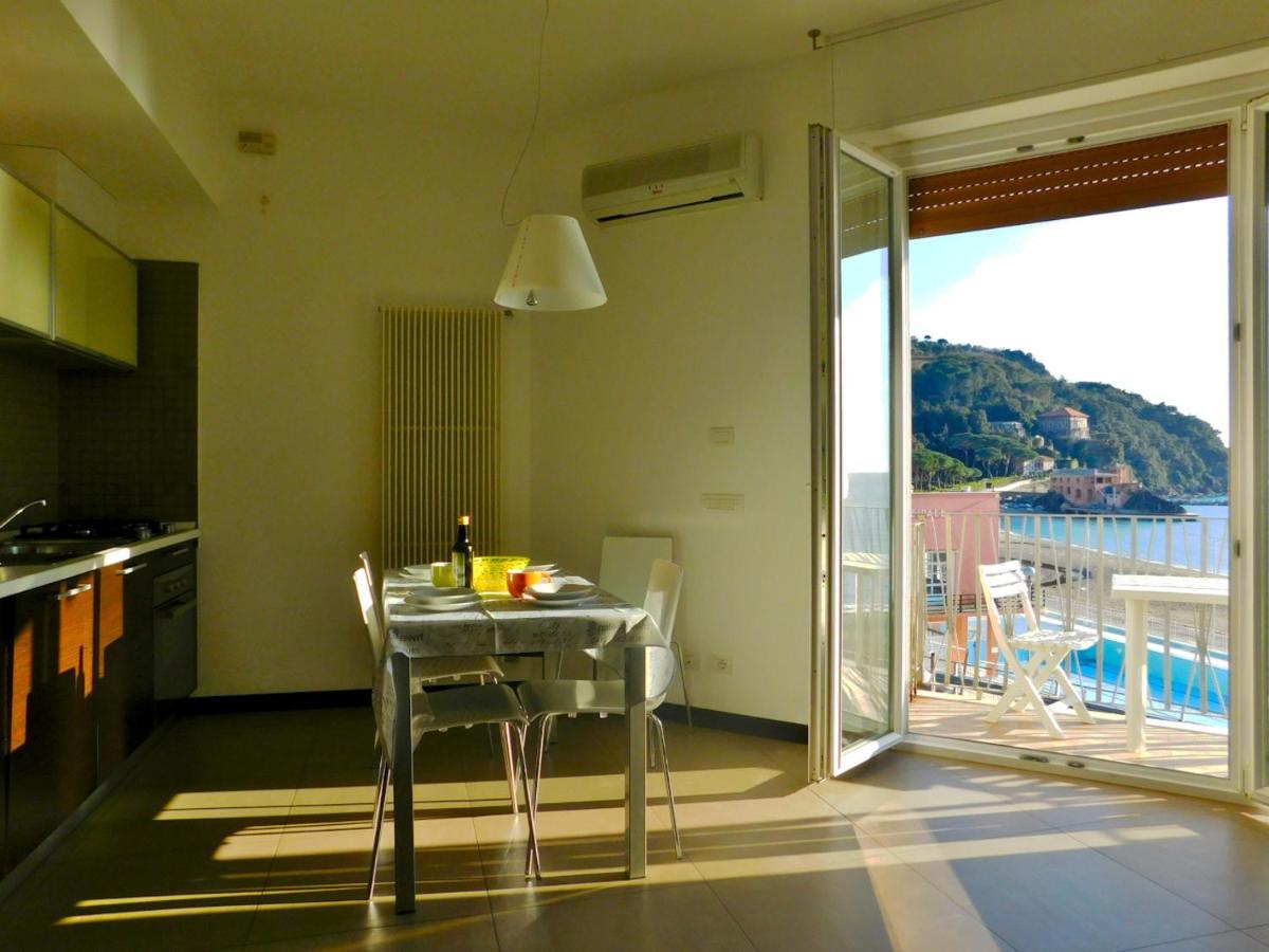 Trilocale Con Meravigliosa Vista Mare, Levanto Eksteriør billede